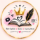 Beautiful pink and gold logo featuring a crown, open book, feather quill, and heart symbols with the text βBest Captions, Quotes, Inspiring Words.β